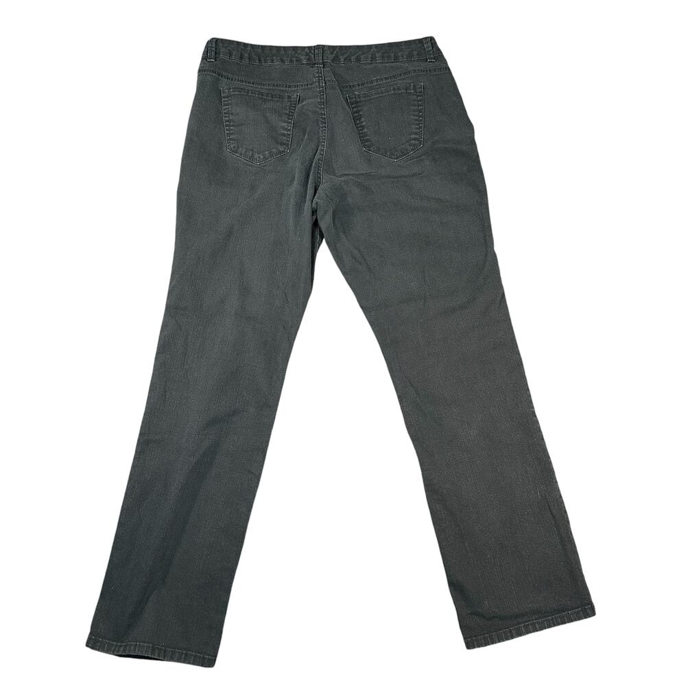 Bandolino Women's 16 Black Straight Leg Denim Jeans - Picture 2 of 10